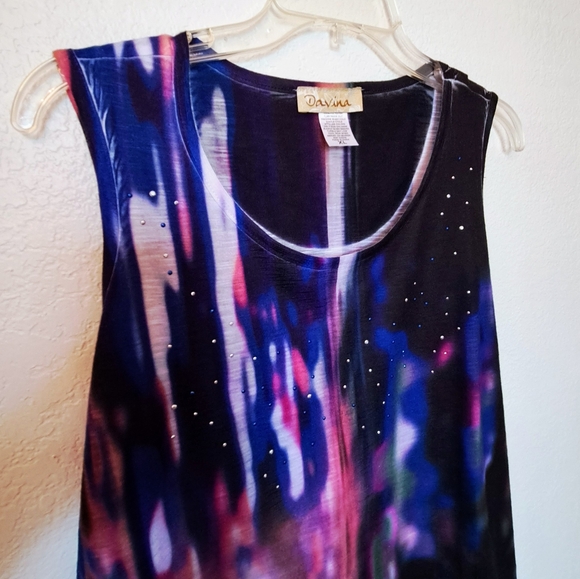 NEW WOMEN'S SLEEVELESS TOP TANK SIZE XL DAVINA - Picture 2 of 6